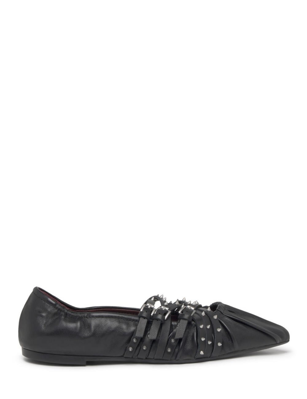 Ballerina BRENDAH Nappa Foulard Black/Black