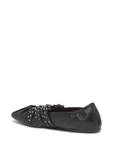 Ballerina BRENDAH Nappa Foulard Black/Black