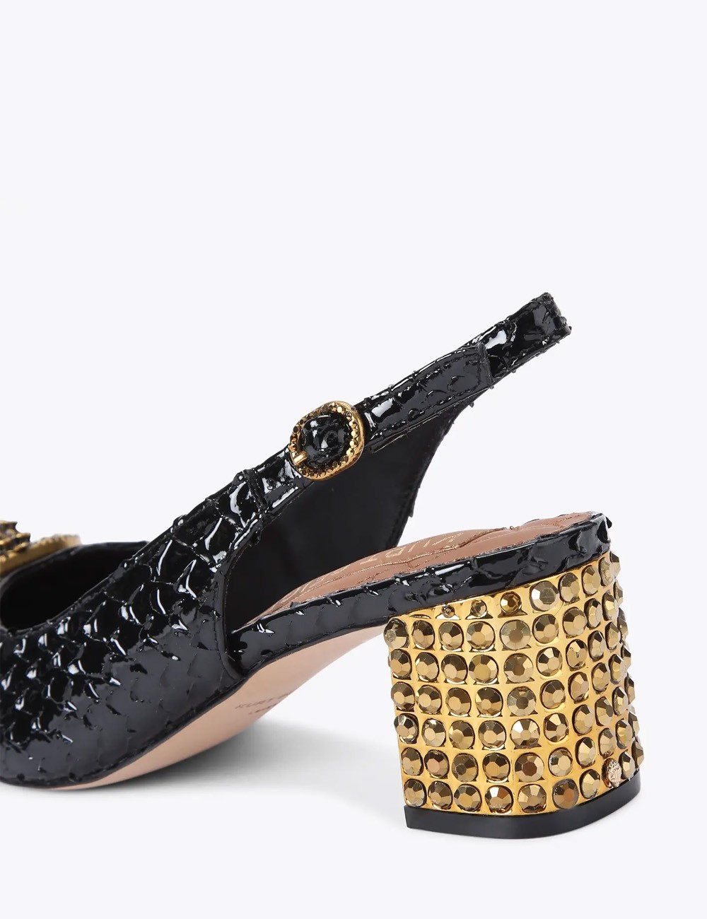 Chelsea block slingback heel