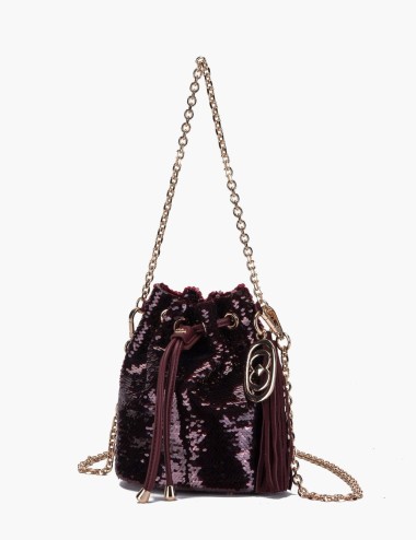 Night Edition Mini-Bucket burgundy