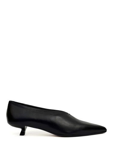 Scarpa con tacco scamosciata Grant maxime nera