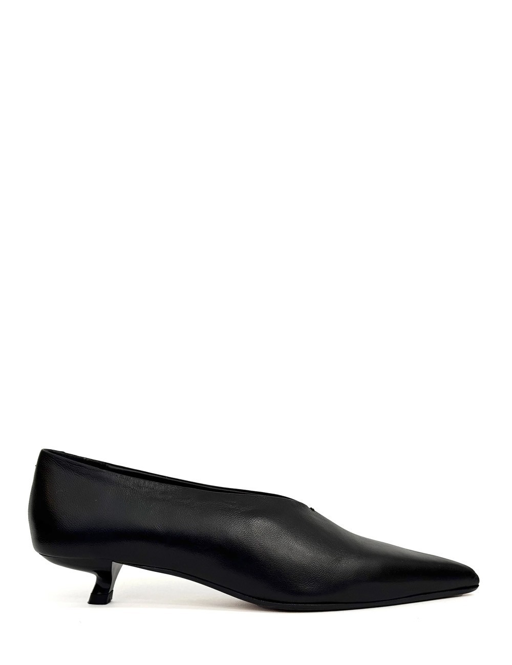 Scarpa con tacco scamosciata Grant maxime nera