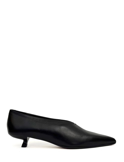 Scarpa con tacco scamosciata Grant maxime nera