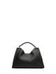 Borsa a tracolla in pelle AURORA NERO-CASTORO