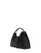 Borsa a tracolla in pelle AURORA NERO-CASTORO