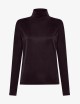 Maglia Cupro Turtle Wom Shirty bordeaux