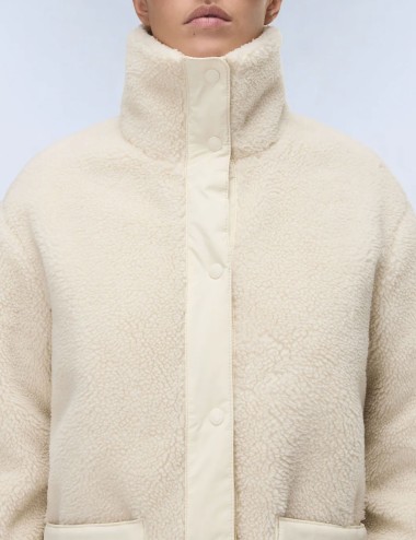 Giacca in Pile Astrolabe Beige dimity