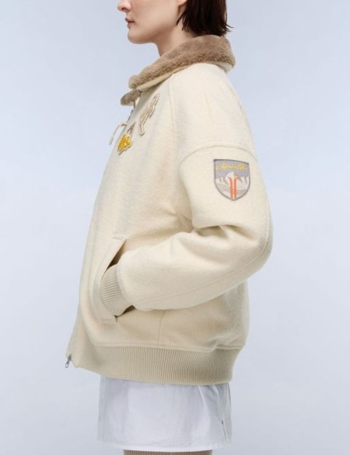 Giacca A-TOVEL Beige dimity