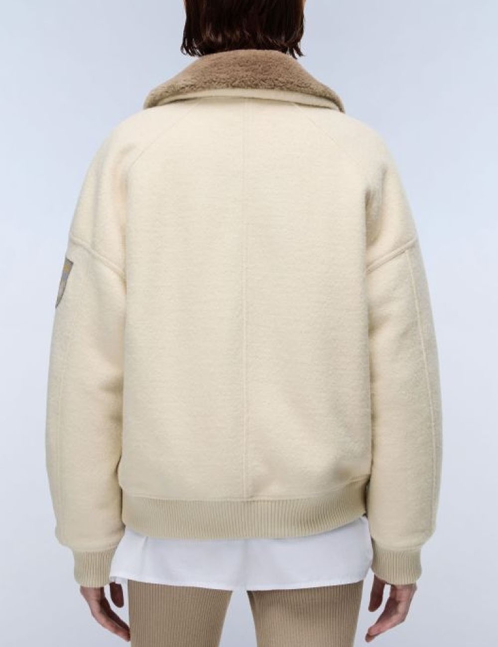 Giacca A-TOVEL Beige dimity