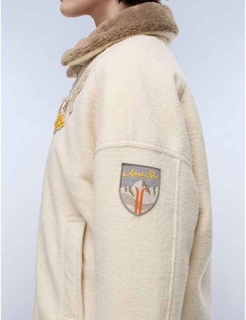 Giacca A-TOVEL Beige dimity