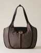 COTTAGE LARGE SHOPPING BAG OP NATURAL BLACK