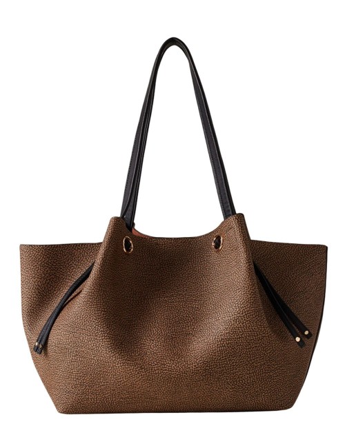 SHOPPER MEDIUM MAREE OP NATURALE BLACK