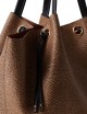 SHOPPER MEDIUM MAREE OP NATURALE BLACK