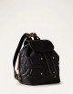 ZAINO MEDIUM NERO/OP NATURALE