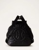 ZAINO MEDIUM NERO/OP NATURALE