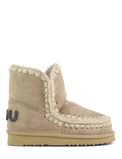 Stivaletti Eskimo 18 glitter logo camel