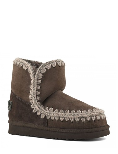 Stivaletti Eskimo 18 glitter logo Brown Pepper