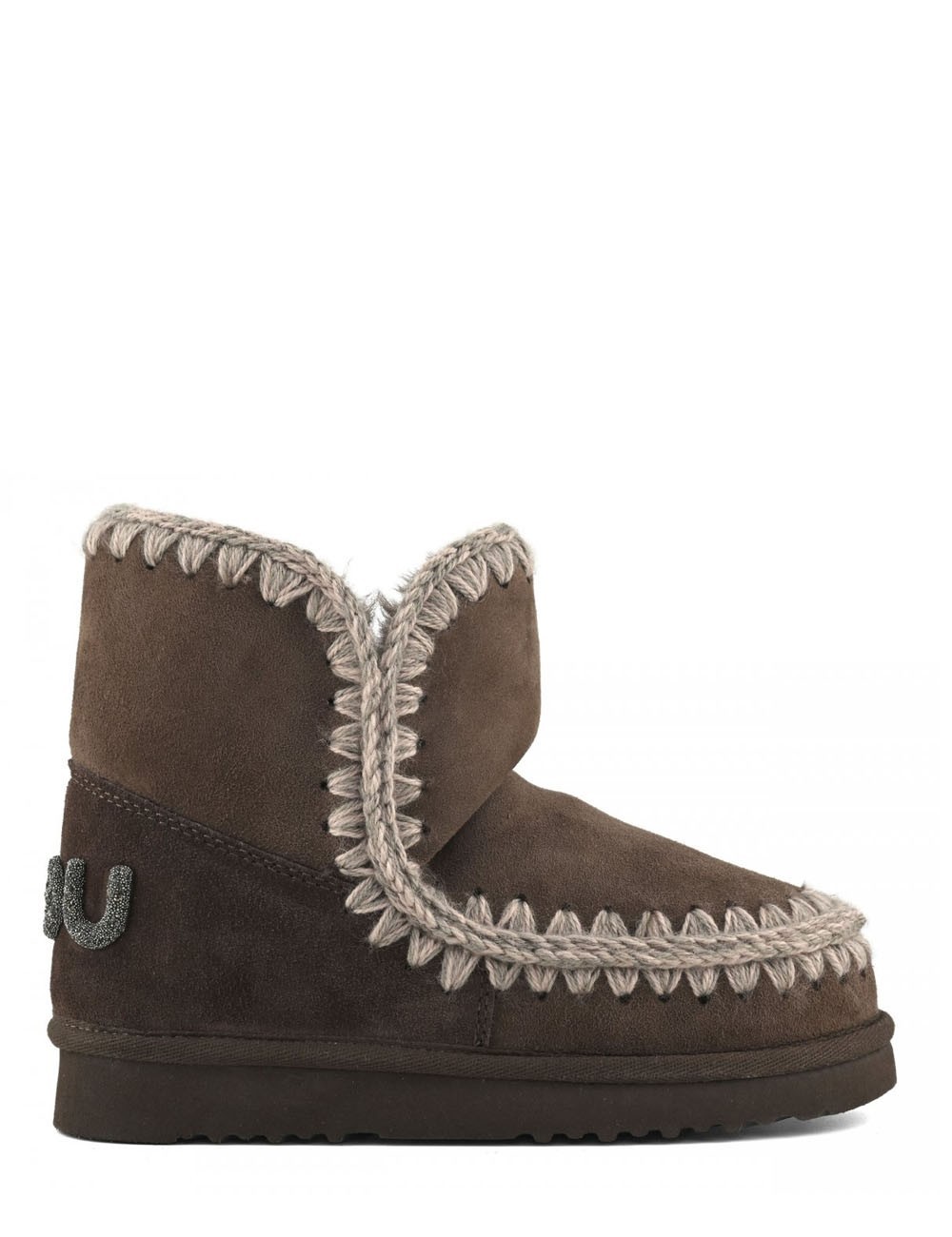 Stivaletti Eskimo 18 glitter logo Brown Pepper