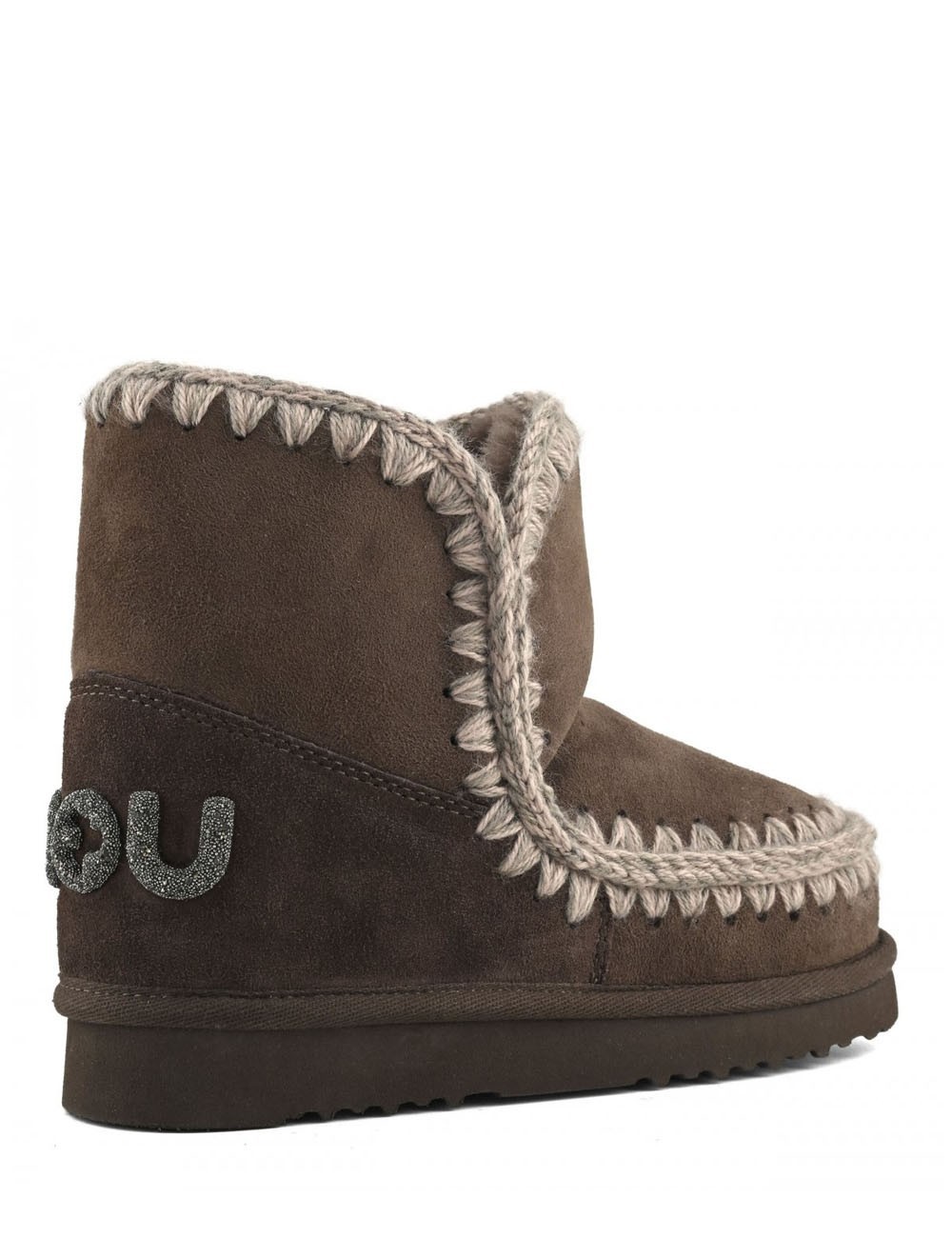 Stivaletti Eskimo 18 glitter logo Brown Pepper