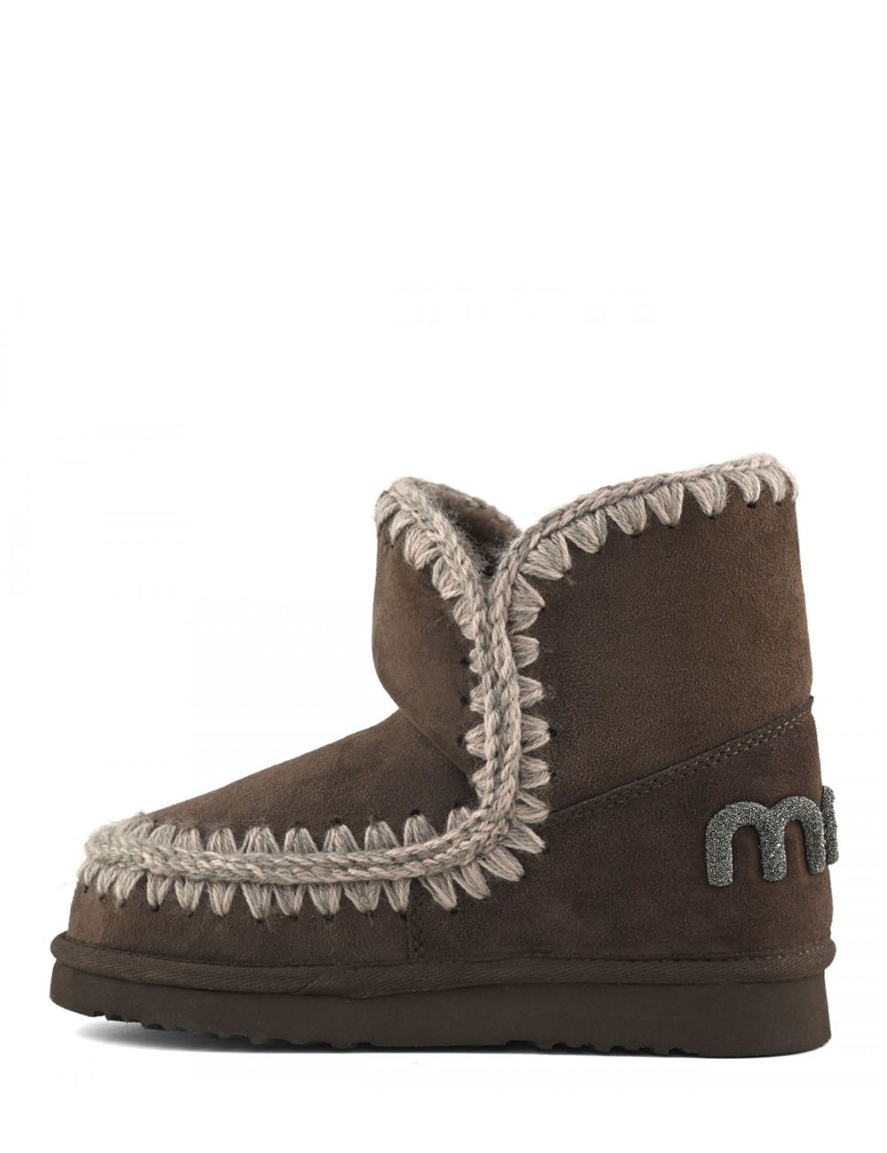 Stivaletti Eskimo 18 glitter logo Brown Pepper
