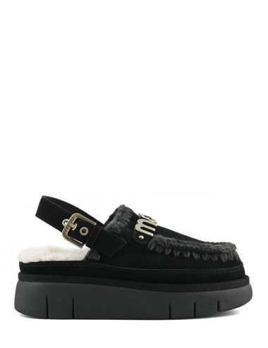 Bounce clog back strap black