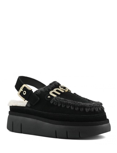 Bounce clog back strap black