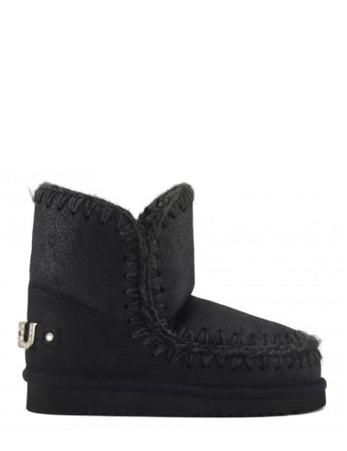 Stivaletto Eskimo 18 rhinestones logo neri