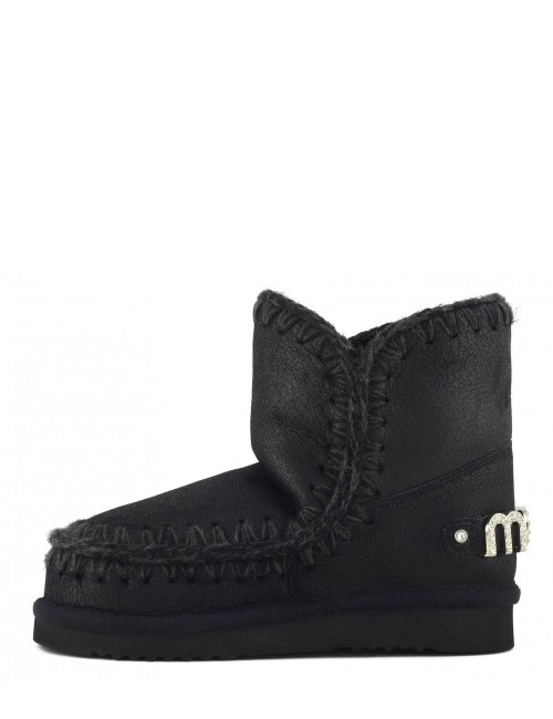 Eskimo 18 rhinestones logo black