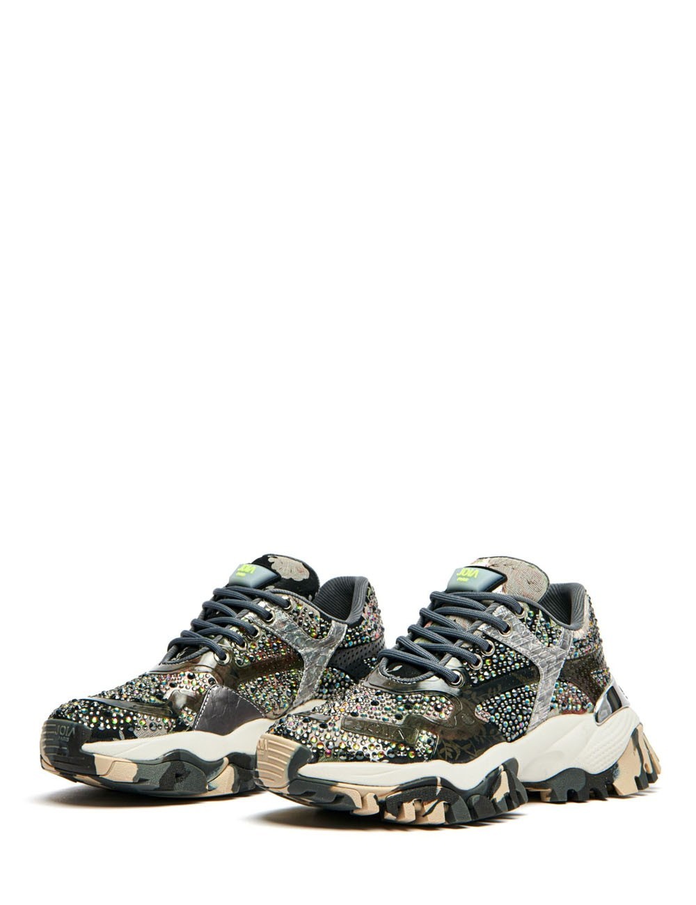 SNEAKERS JEWEL BLACK GREY