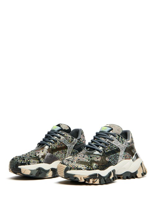 SNEAKERS JEWEL BLACK GREY