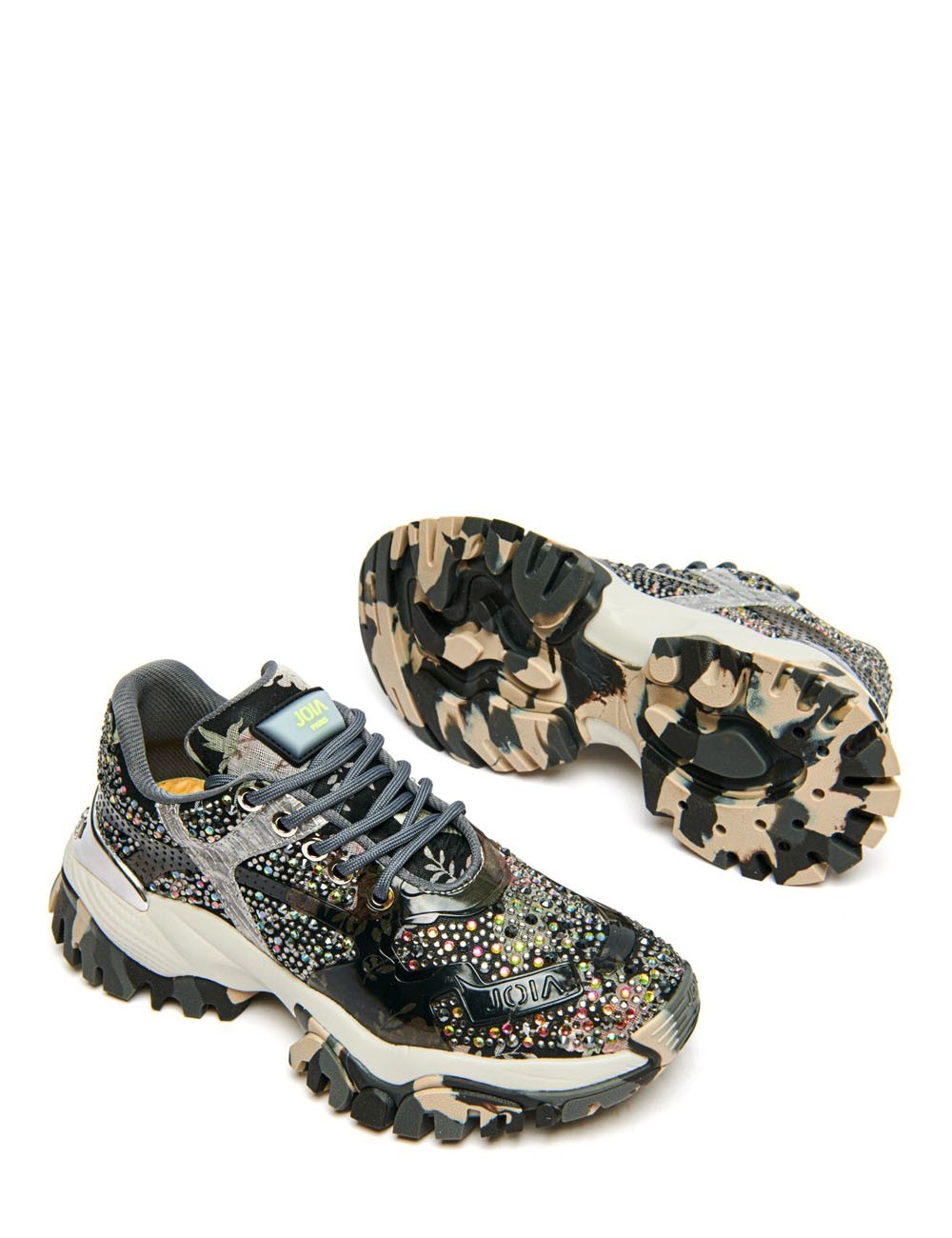 SNEAKERS JEWEL BLACK GREY
