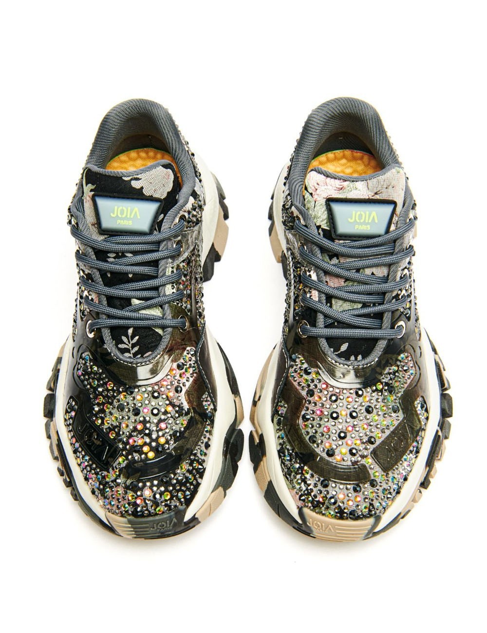 SNEAKERS JEWEL BLACK GREY