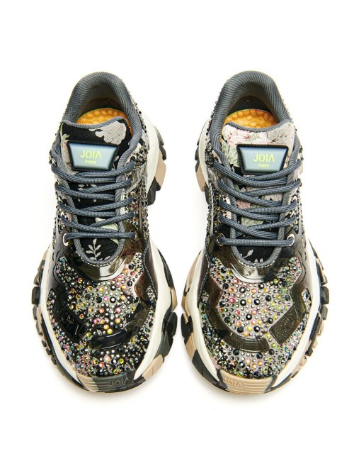 SNEAKERS JEWEL BLACK GREY