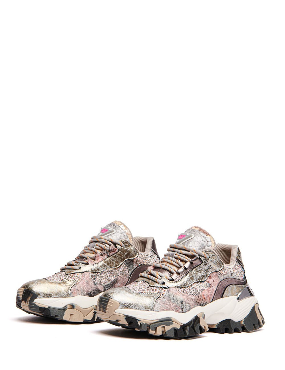 SNEAKERS DIAMOND SILVER WHITE
