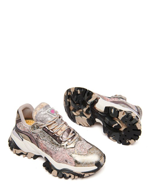 SNEAKERS DIAMOND SILVER WHITE