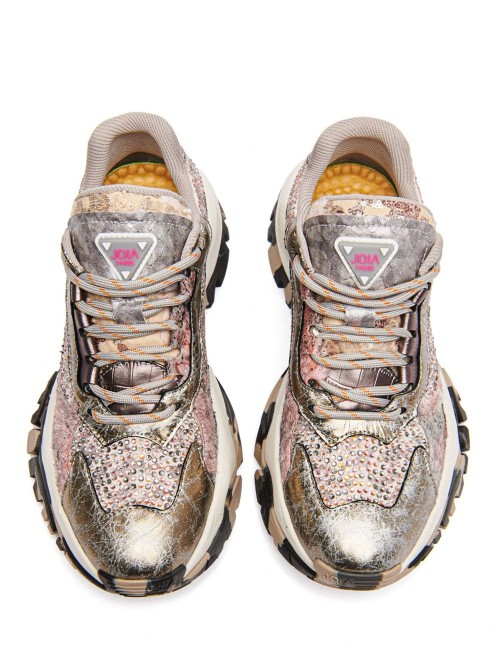 SNEAKERS DIAMOND SILVER WHITE
