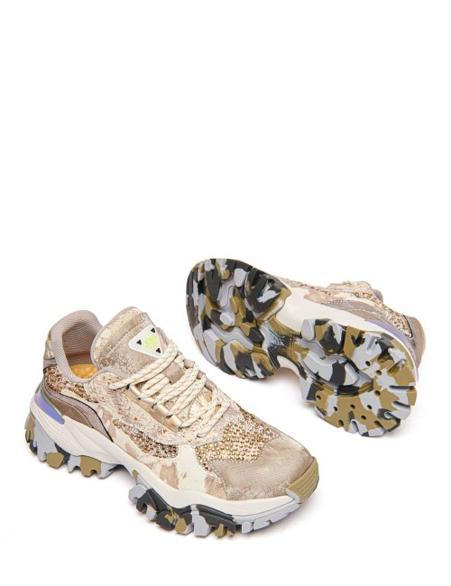 SNEAKERS DIAMOND BEIGE WHITE