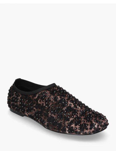Vanity Rhinestone Loafer Animal Print