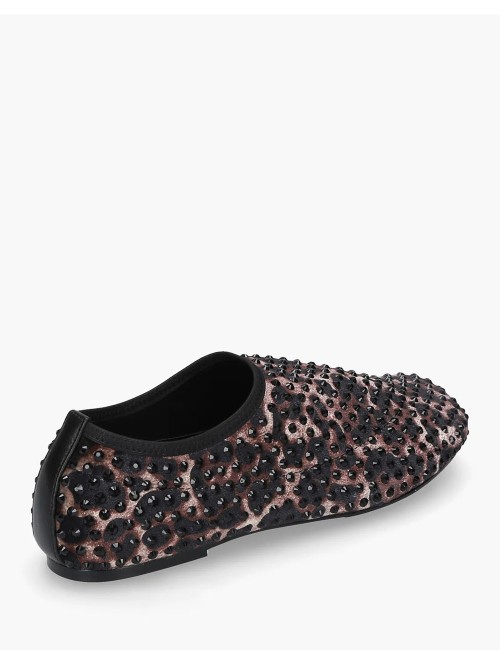 Mocassino Vanity Strass Animalier