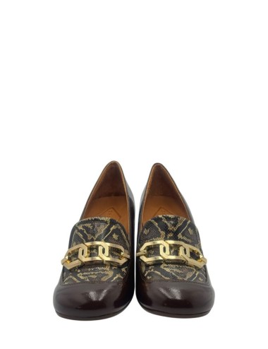 Mocassino con tacco SYBRO