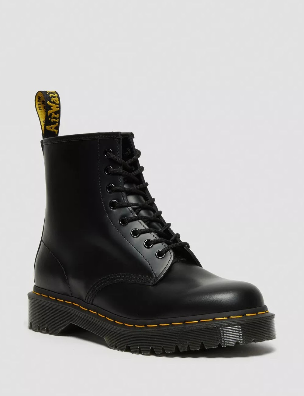 Stivali Platform Bex 1460 in pelle Smooth neri