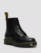 Stivali Platform Bex 1460 in pelle Smooth neri