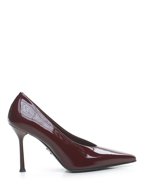 Decolleté Moderna56 in vernice red laque
