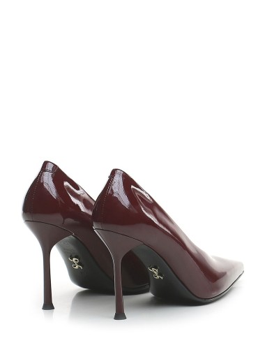 Decolleté Moderna56 in vernice red laque