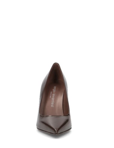 Decolleté Musa in pelle marrone
