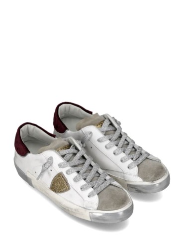 Sneakers Prsx Tennis White Burgundy