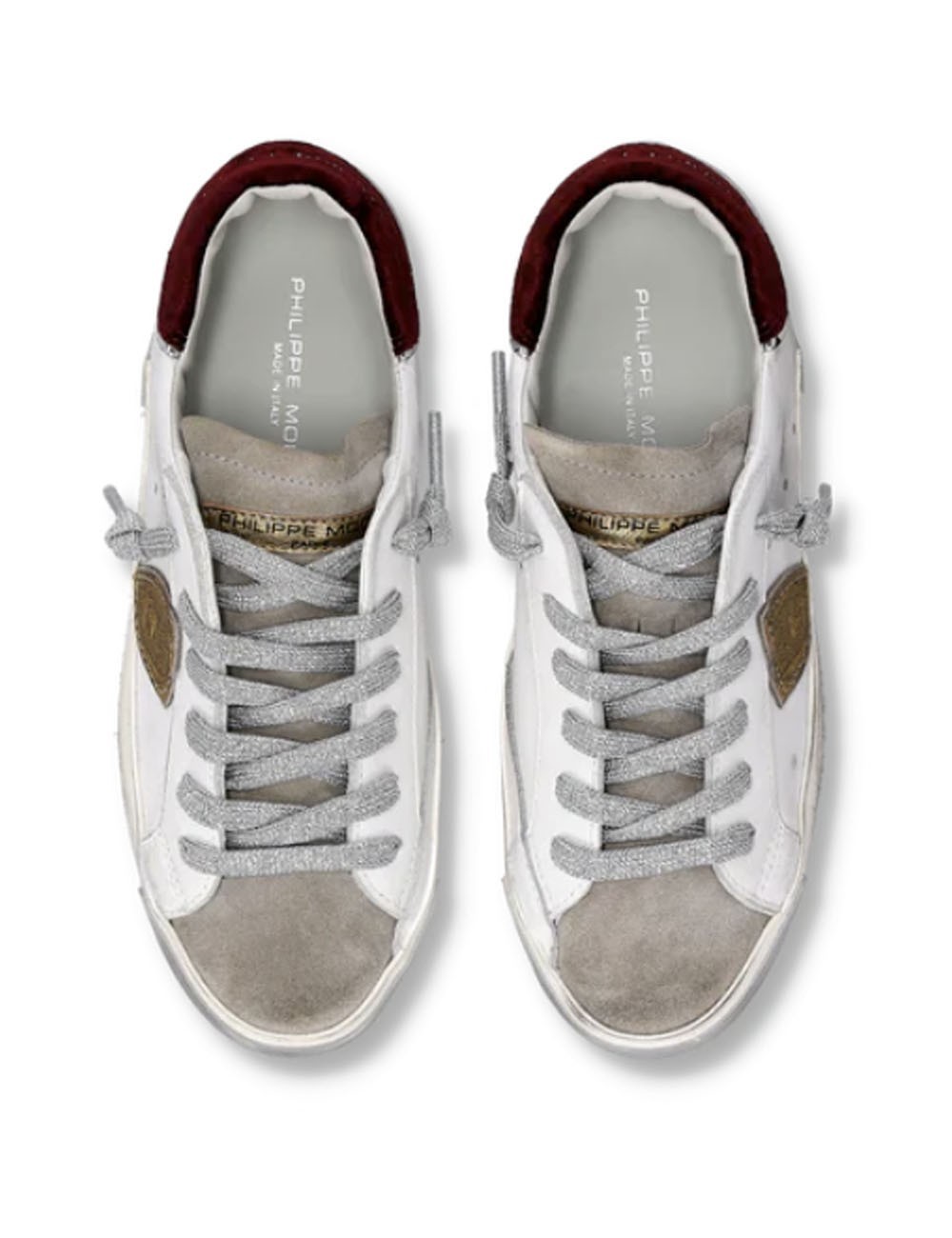 Sneakers Prsx Tennis White Burgundy
