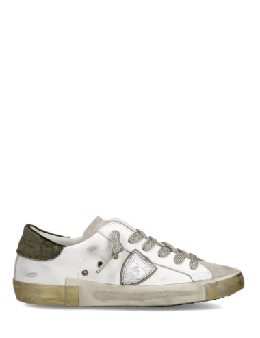 Sneakers Prsx Bianco Verde Militare