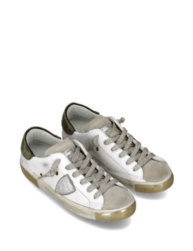 Sneakers Prsx Bianco Verde Militare