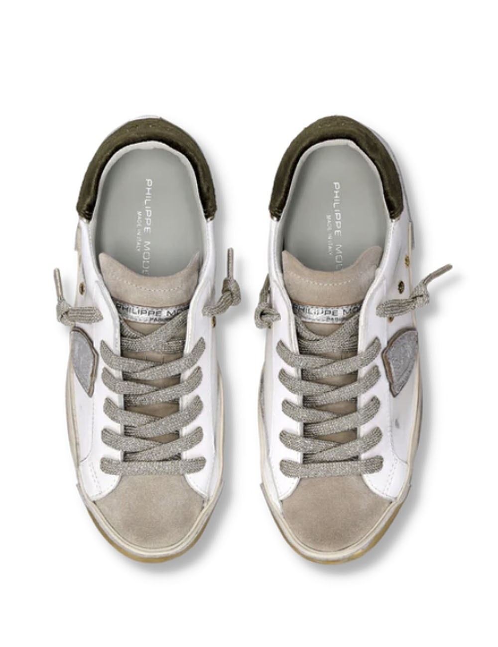 Sneakers Prsx Bianco Verde Militare